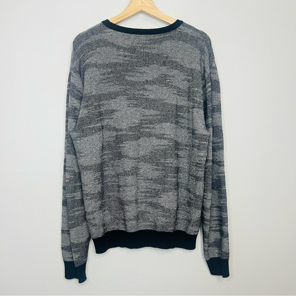 Saturdays NYC Black Cammo Luxury Blend Crewneck M - Picture 6 of 6